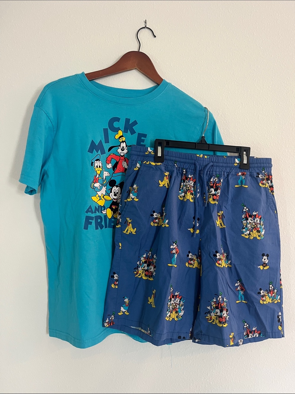 DISNEY Blue Mickey & Friends Pajama Set - Tshirt and Boxers